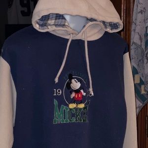 Mickey Mouse Disney hoodie pullover vintage VTG 90